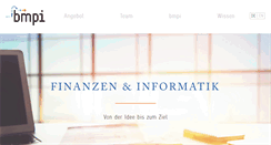 Desktop Screenshot of bmpi.ch
